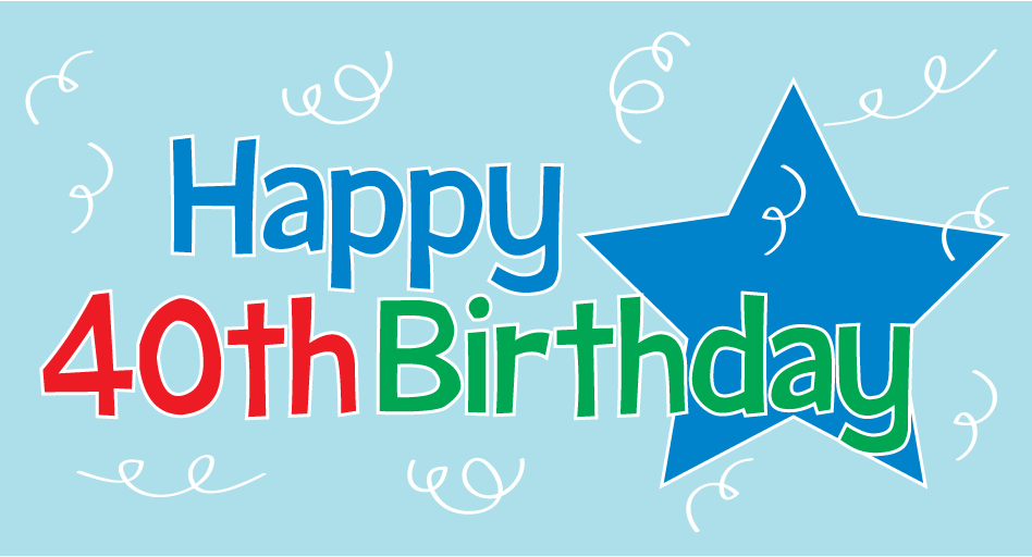 clip art 40th birthday free - photo #17