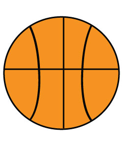 Free Basketball Clipart to use for party decor, craft projects, and on