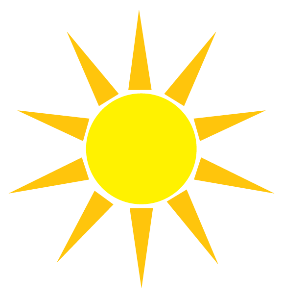 Free Sun Clipart to decorate for parties, craft projects, websites or