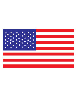 American flags clipart